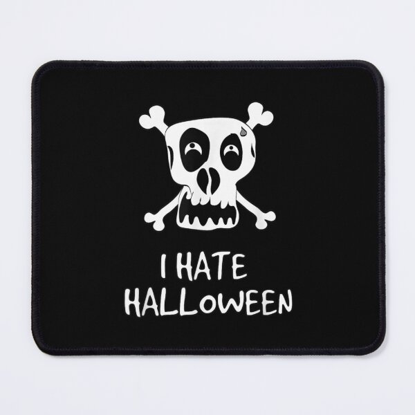 Item preview, I Hate Halloween Skull With Crossbones Gift Idea  designed and sold by vergielx.