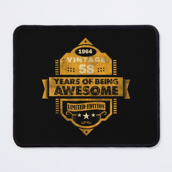 Item preview, 58 Year Old Vintage 1964 Limited Edition Happy 58th Birthday  designed and sold by vergielx.
