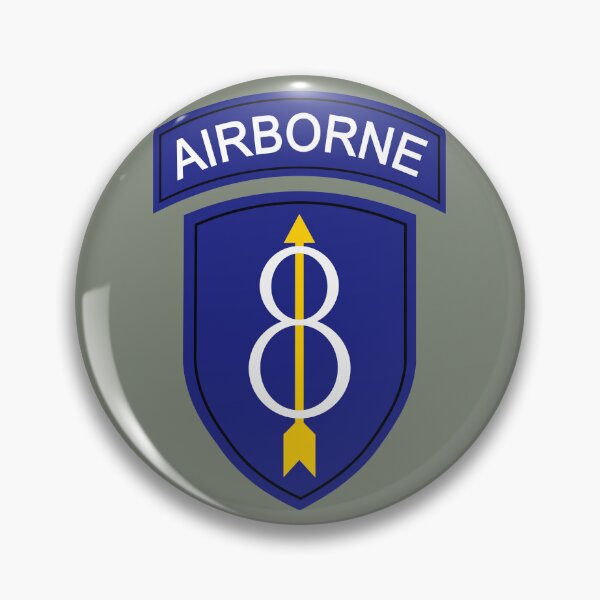 Item preview, 8th (Airborne) Infantry Division (US Army - Historical) designed and sold by wordwidesymbols.