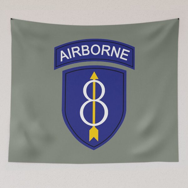 Item preview, 8th (Airborne) Infantry Division (US Army - Historical) designed and sold by wordwidesymbols.