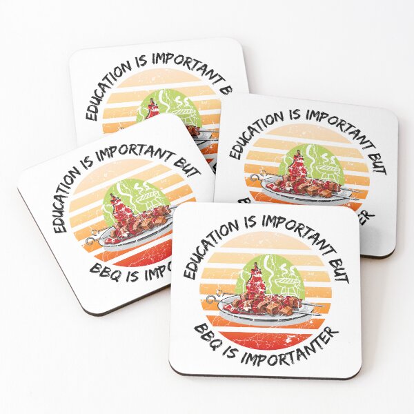 Item preview, Education Is Important But BBQ Is Importanter designed and sold by LuckyKermit.