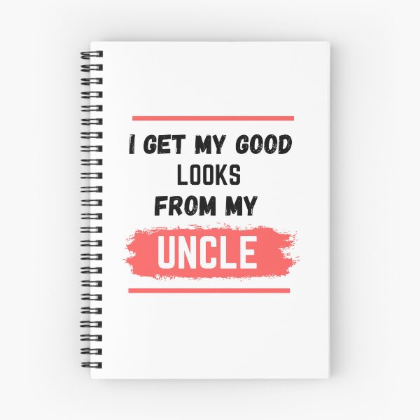 Item preview, I GET MY GOOD LOOKS FROM MY UNCLE - funny uncle baby designed and sold by MiKy1997.