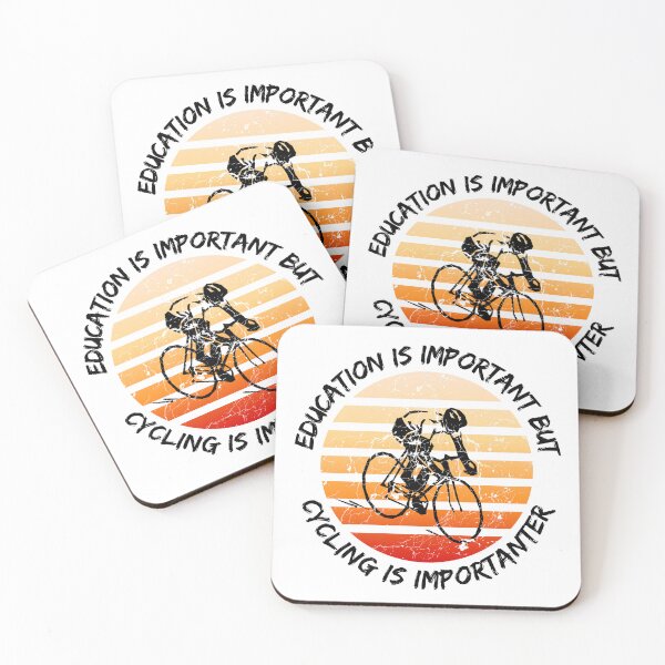 Item preview, Education Is Important But Cycling Is Importanter designed and sold by LuckyKermit.