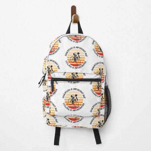 Item preview, Education Is Important But Cycling Is Importanter designed and sold by LuckyKermit.