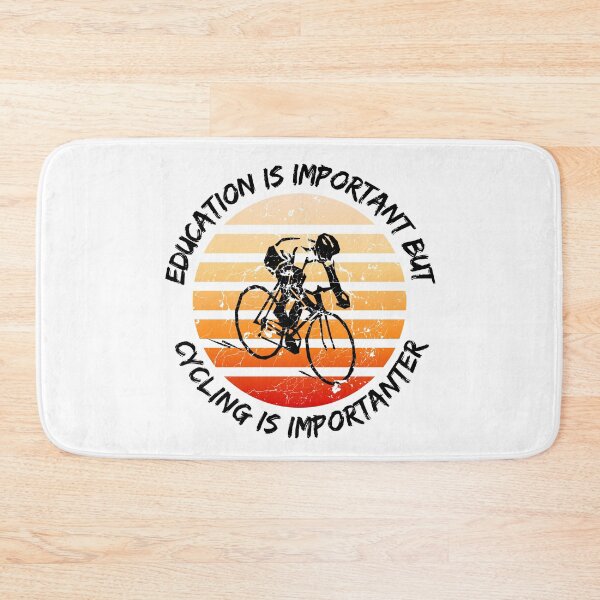 Item preview, Education Is Important But Cycling Is Importanter designed and sold by LuckyKermit.