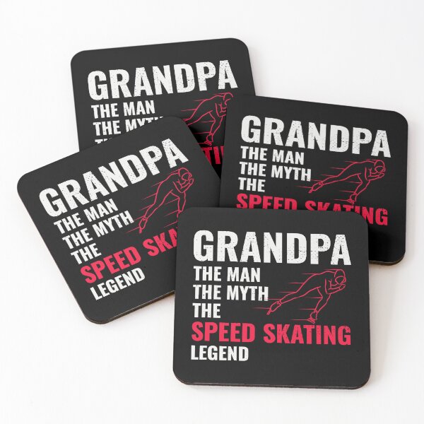 Item preview, Speed Skating Ice Skater Skate Grandpa Fathers day designed and sold by CuteDesigns1.