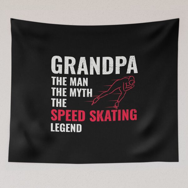 Item preview, Speed Skating Ice Skater Skate Grandpa Fathers day designed and sold by CuteDesigns1.