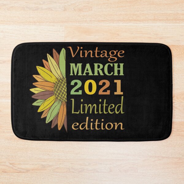Item preview, vintage march 2021 limited edition, 1 Year Old Gifts Vintage 2021 Limited Edition 1st Birthday designed and sold by SimoSaladain.