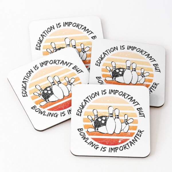 Item preview, Education Is Important But Bowling Is Importanter designed and sold by LuckyKermit.