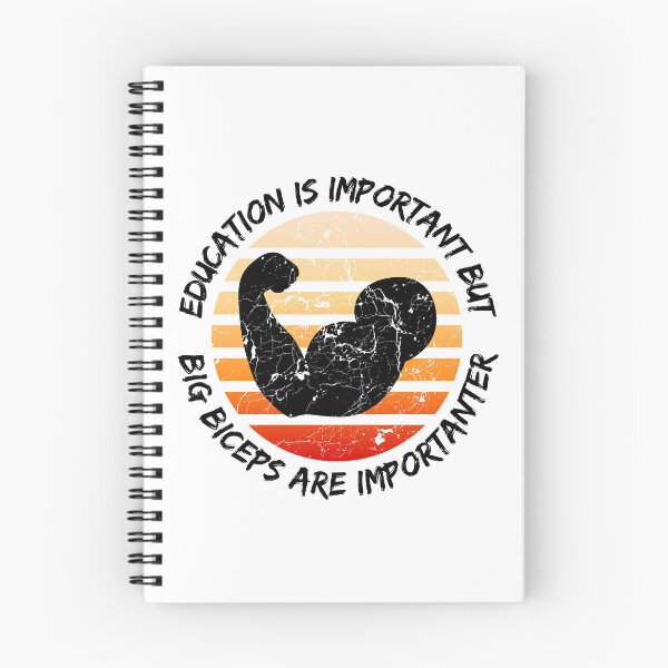Item preview, Education Is Important But Big Biceps Are Importanter designed and sold by LuckyKermit.