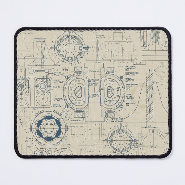 Item preview, Schematic image of TOKAMAK, a fusion reactor. Print with drawings and graphs. The tokamak is one of several types of magnetic restraints being developed to produce controlled fusion energy. designed and sold by NLobes.