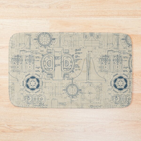 Item preview, Schematic image of TOKAMAK, a fusion reactor. Print with drawings and graphs. The tokamak is one of several types of magnetic restraints being developed to produce controlled fusion energy. designed and sold by NLobes.