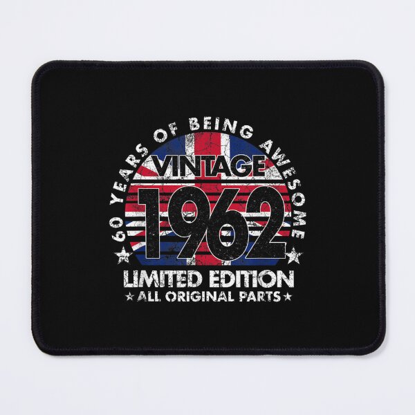 Item preview, 60 Years Old Vintage 1962 Ltd Edition Uk Flag 60th Birthday  designed and sold by wendyy88.