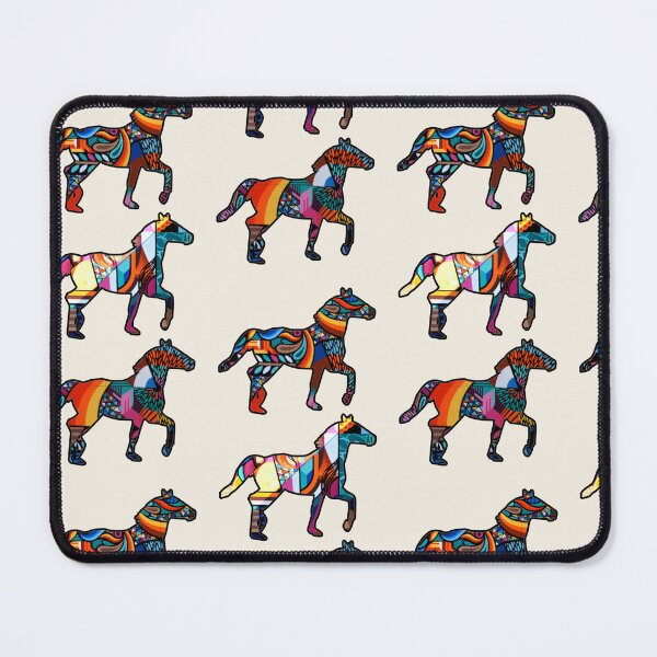 Item preview, Beautiful Colorful Mosaic Art Horses, Perfect Design For Horse Lovers designed and sold by TrulyEpoque.