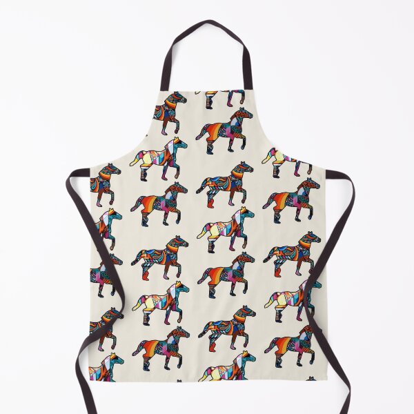 Artikelvorschau, Wunderschöne bunte Mosaik-Kunstpferde, perfektes Design für Pferdeliebhaber entworfen und verkauft von TrulyEpoque.