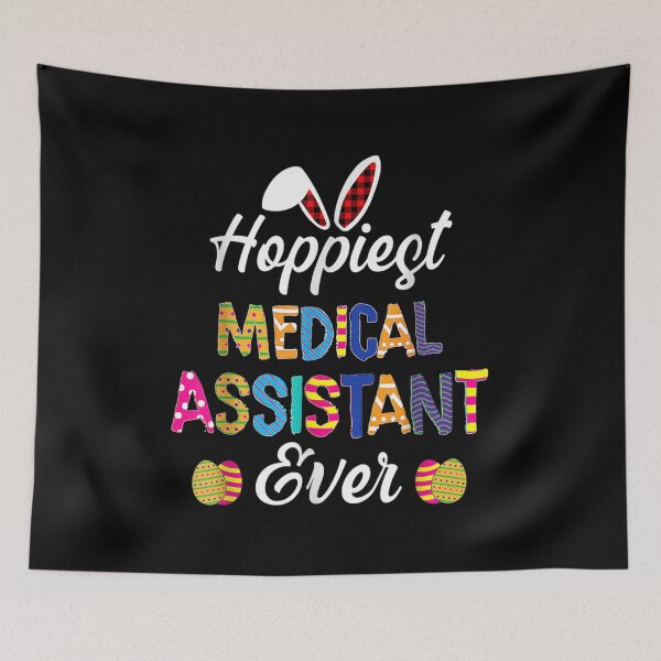 Item preview, Hoppiest Medical Assistant Ever Nurse Easter Bunny  designed and sold by wendyy88.