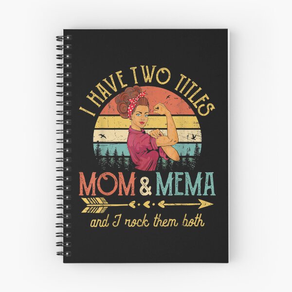 Item preview, I Have Two Titles Mom And Mema Women Vintage Decor Grandma  designed and sold by wendyy88.