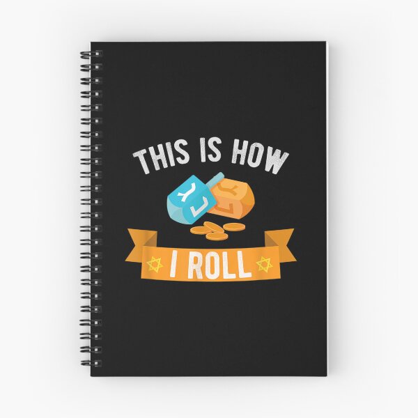 Item preview, Funny 'how I Roll' Hanukkah Dreidel Game Jewish Holiday Gift  designed and sold by wendyy88.