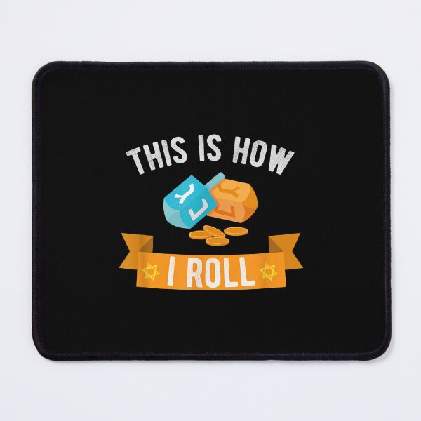 Item preview, Funny 'how I Roll' Hanukkah Dreidel Game Jewish Holiday Gift  designed and sold by wendyy88.