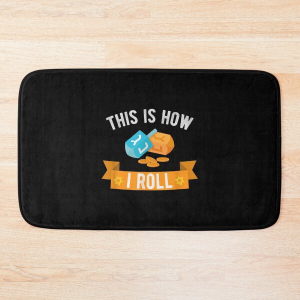 Item preview, Funny 'how I Roll' Hanukkah Dreidel Game Jewish Holiday Gift  designed and sold by wendyy88.