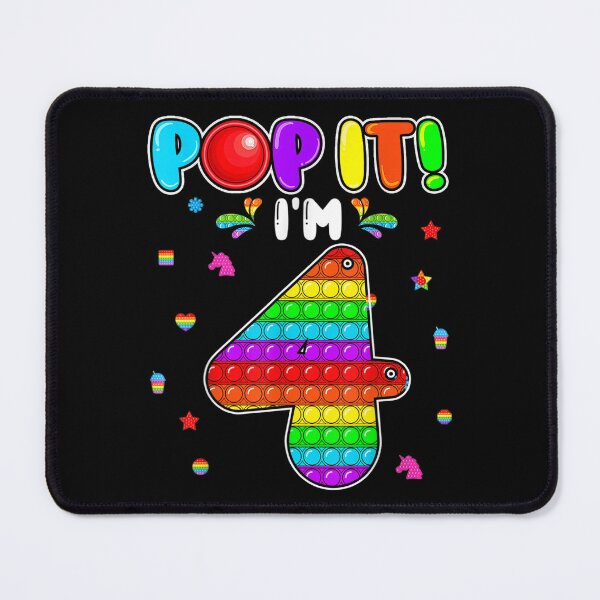 Item preview, Birthday Kids Pop It I Am 4 Years Old 4th Birthday Fidget designed and sold by wendyy88.