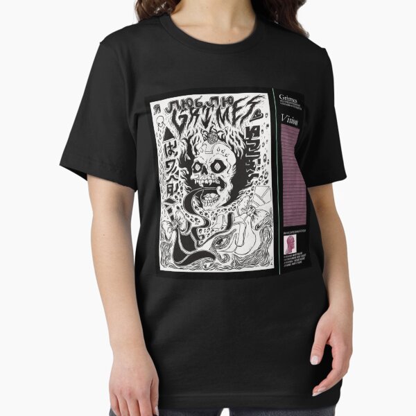 Item preview, grimes - visions cover art Classic T-Shirt designed and sold by FlorianWebe.