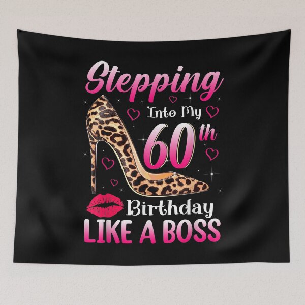 Item preview, Stepping Into My 60th Birthday Like A Boss  designed and sold by wendyy88.
