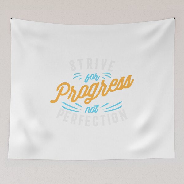 Item preview, Strive for progress not perfection designed and sold by IM Hunter.