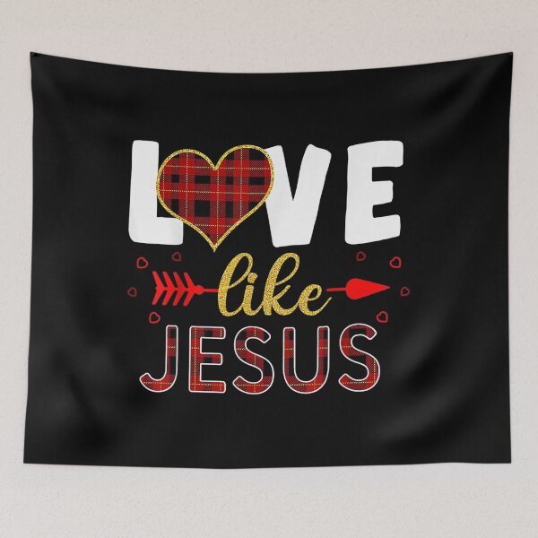 Item preview, Love Like Jesus Leopard Print Valentines Day Women Teachers  designed and sold by wendyy88.