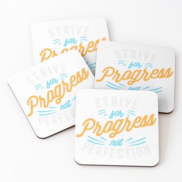 Item preview, Strive for progress not perfection designed and sold by IM Hunter.