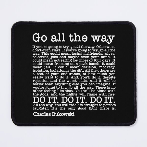 Item preview, Roll the Dice by Charles Bukowski - Go All the way designed and sold by Thechillfactor.