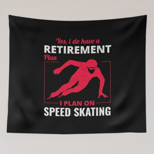 Item preview, Speed Skating Ice Skater Skate Retirement Plan designed and sold by CuteDesigns1.