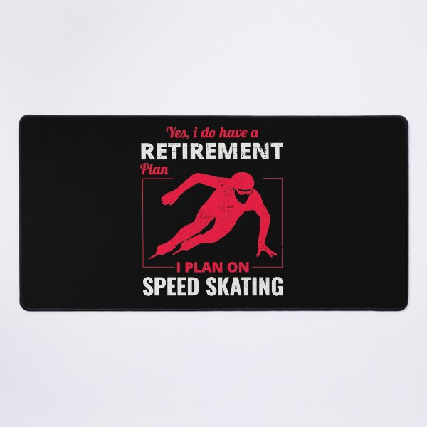 Item preview, Speed Skating Ice Skater Skate Retirement Plan designed and sold by CuteDesigns1.