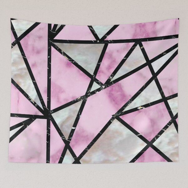 Item preview, Pink & Black Marble  designed and sold by Flexiblepeople.