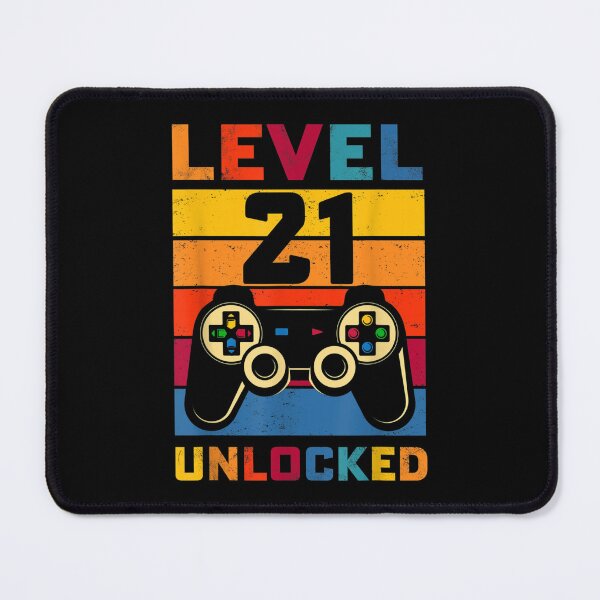 Item preview, Level 21 Unlocked 21st Birthday Matching Video Game  designed and sold by wendyy88.