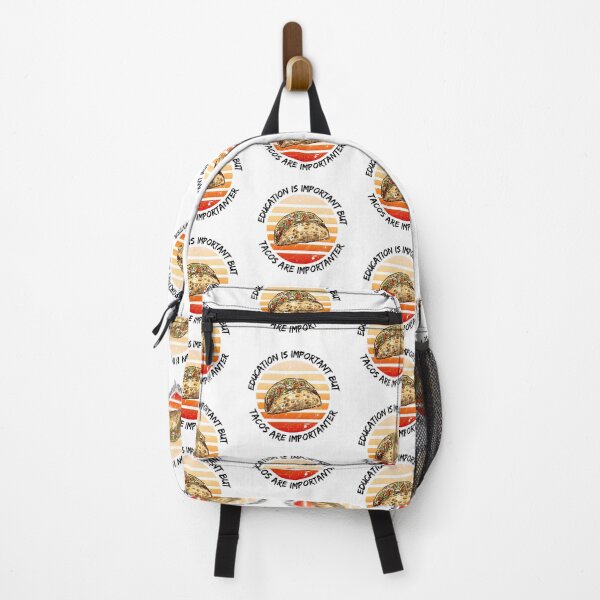 Item preview, Education Is Important But Tacos Are Importanter designed and sold by LuckyKermit.