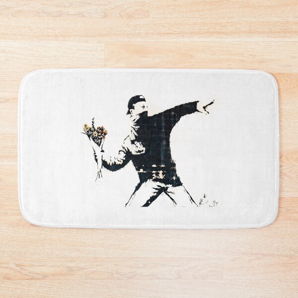Item preview, Banksy Flower Thrower BW designed and sold by Weston  Westmoreland.