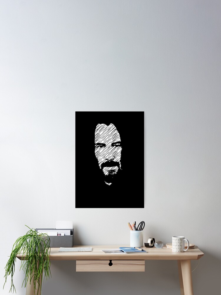 Thumbnail 2 von 3, Poster, Keanu Christ mit Hund designt und verkauft von lylecombs302.