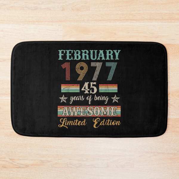 Item preview, 45 Years Old 45th Birthday Decoration Vintage February 1977  designed and sold by wendyy88.