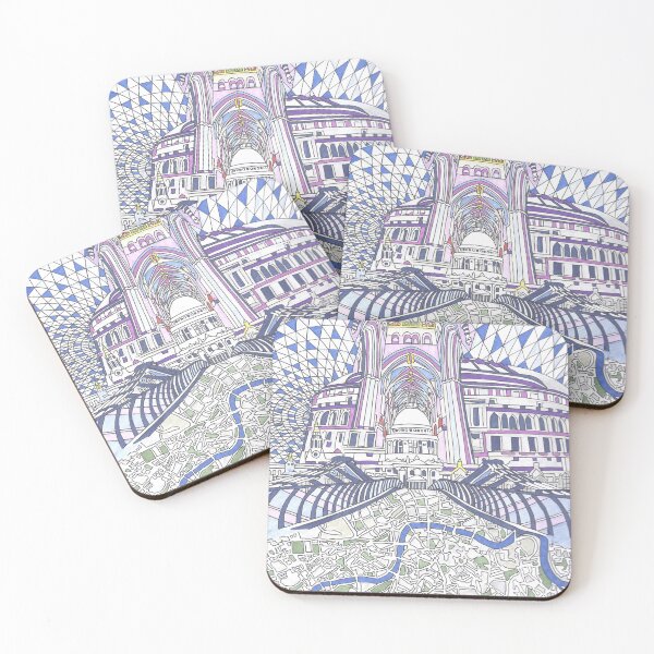 Item preview, London Composition 4 designed and sold by Ushma Sargeant Art.