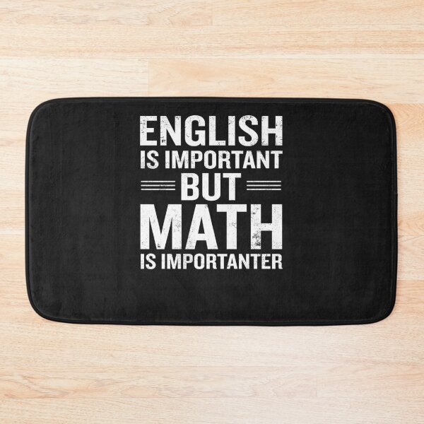 Item preview, English Is Important But Math Is Importanter Funny Classic T-Shirt designed and sold by YunizReder.