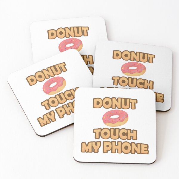 Item preview, Donut Touch My Phone designed and sold by Mylecm.