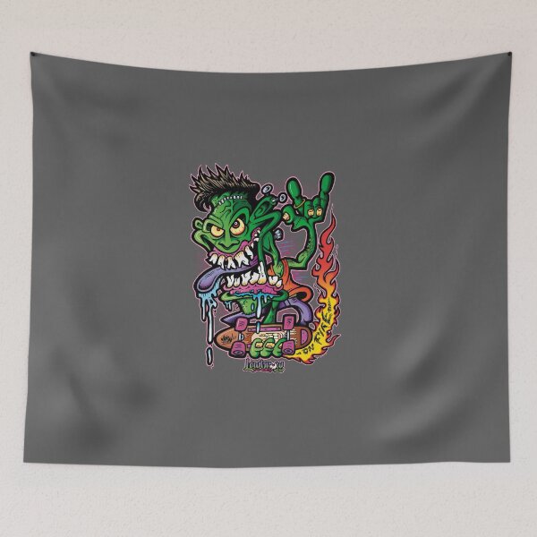 Item preview, FRANKY ON FIRE designed and sold by Lowbrow Wear.
