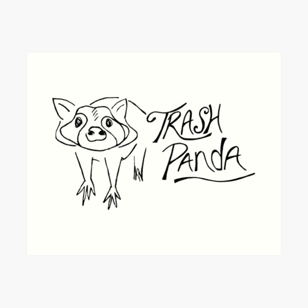 Thieving Trash Panda 8x10 Print · Art of Bianca RS · Online Store