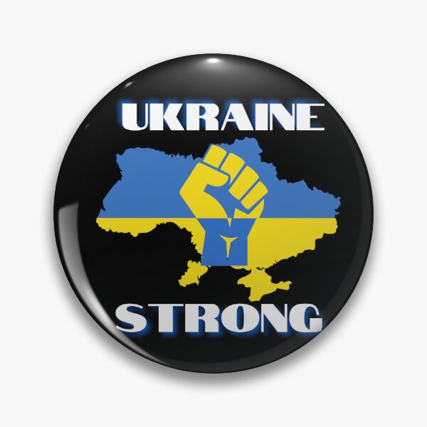 Item preview, I stand with UKRAINE T SHIRT / UKRAINE STRONG T SHIRT designed and sold by JAdotdotDesigns.