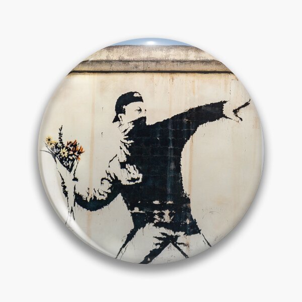 Item preview, Banksy Flower Thrower designed and sold by Weston  Westmoreland.