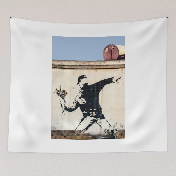 Item preview, Banksy Flower Thrower designed and sold by Weston  Westmoreland.
