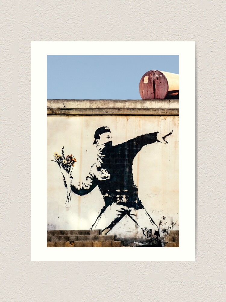 The World of Banksy Flower Thrower/ポスター