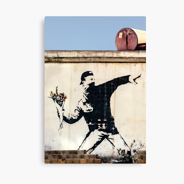 Banksy Flower Thrower