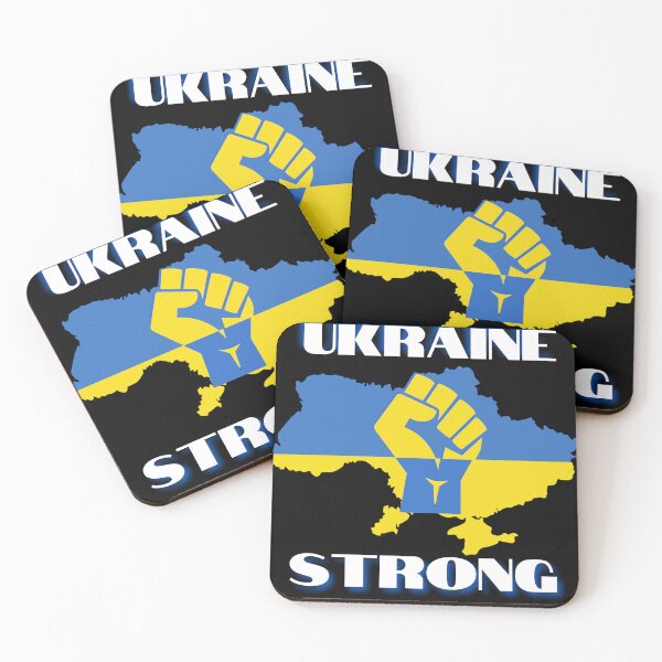 Item preview, I stand with UKRAINE T SHIRT / UKRAINE STRONG T SHIRT designed and sold by JAdotdotDesigns.